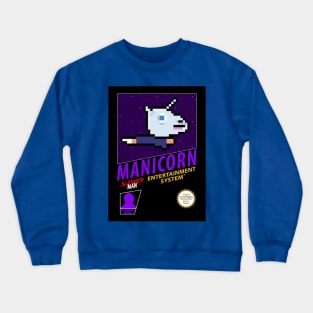 Manicorn 8-Bit Retro Game Box Crewneck Sweatshirt